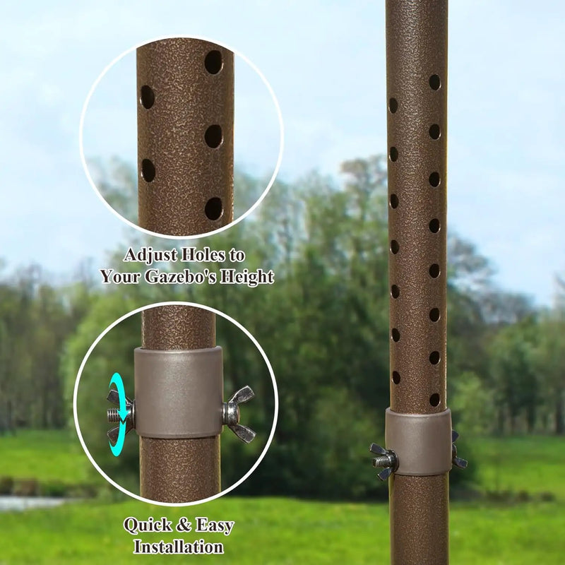 Universal Support Post for Gazebo Stability by HouseOfZazla