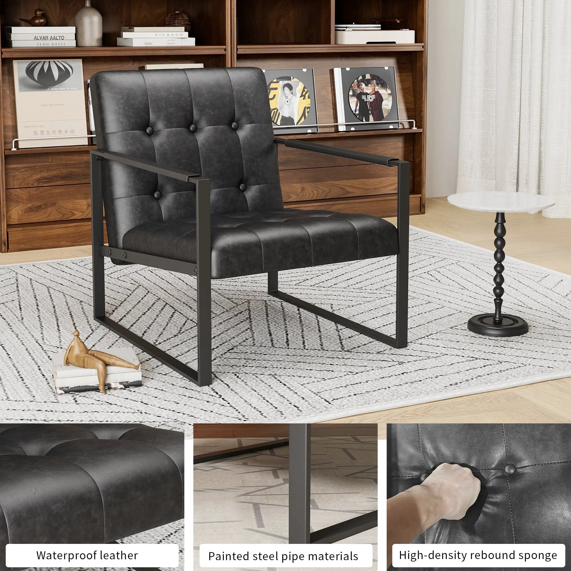 Modern Upholstered Accent Chair by HouseOfZazla