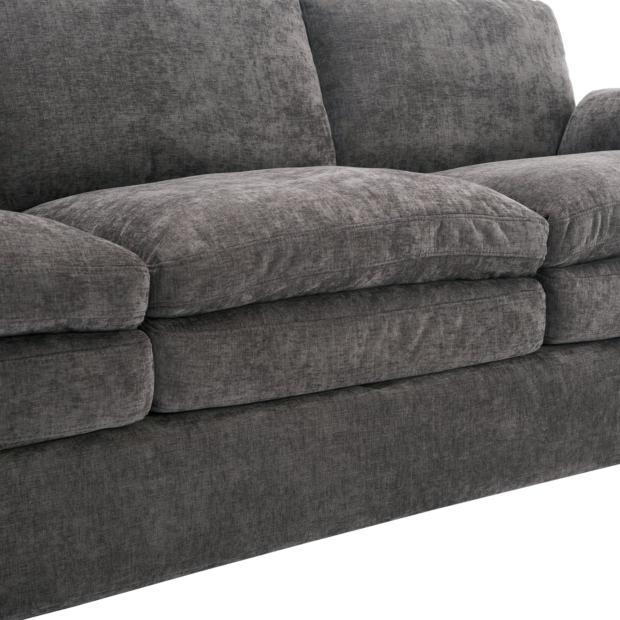 Cozy Upholstered Oversized 3-Seater Cloud Sofa by BLAKHOM