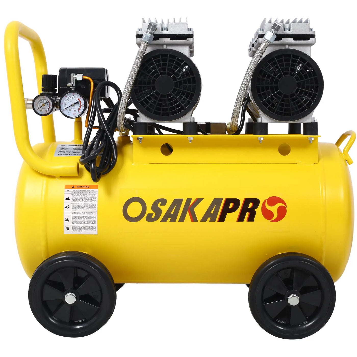 2.5 HP Silent Air Compressor 13 Gallon by HouseOfZazla