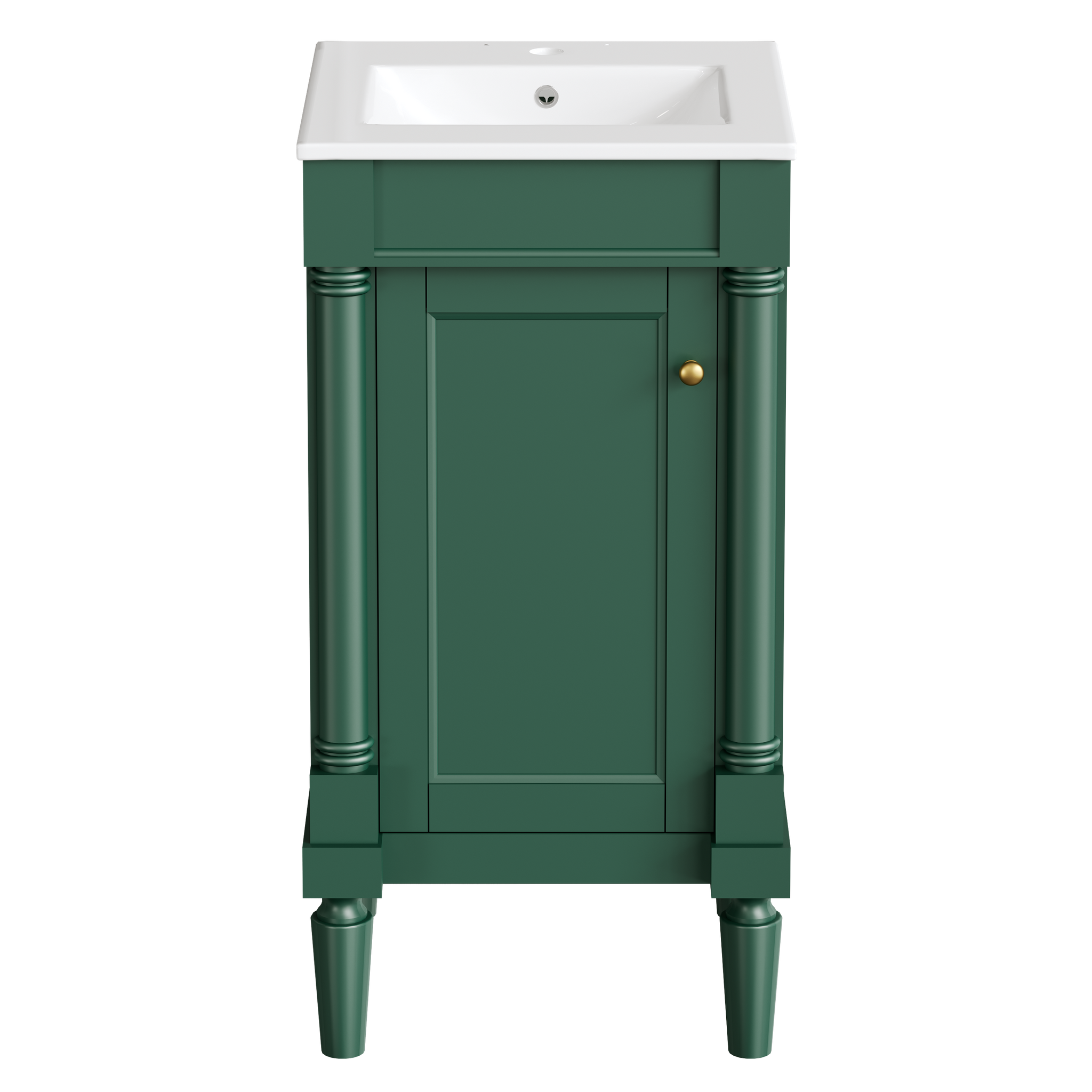 18" French Style Bathroom Cabinet with Storage by HouseOfZazla