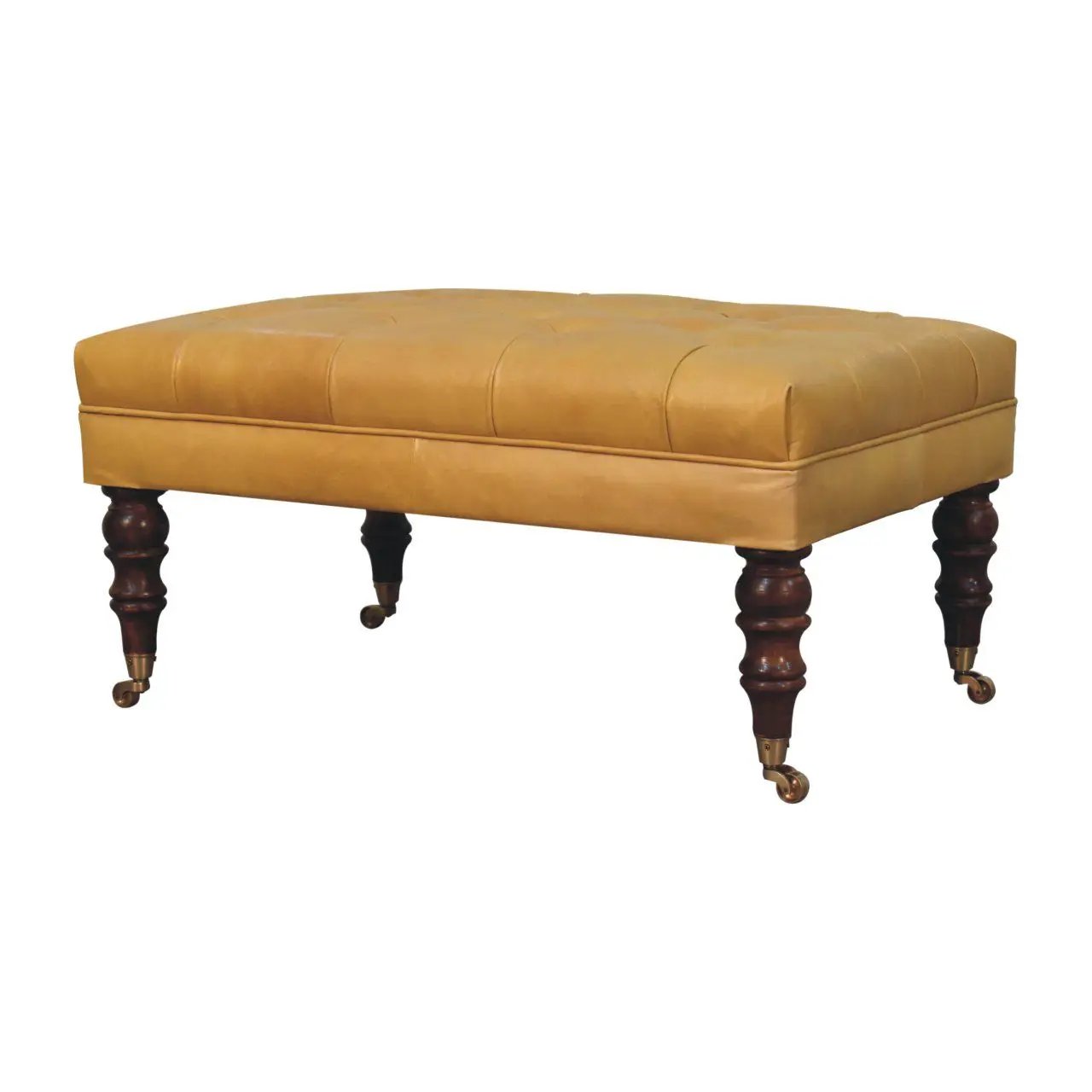 Buffalo - Ottoman With Castor Legs by Unique Piece Furniture
