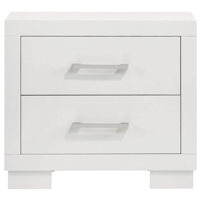 Copper - 2 Drawer Rectangular Nightstand