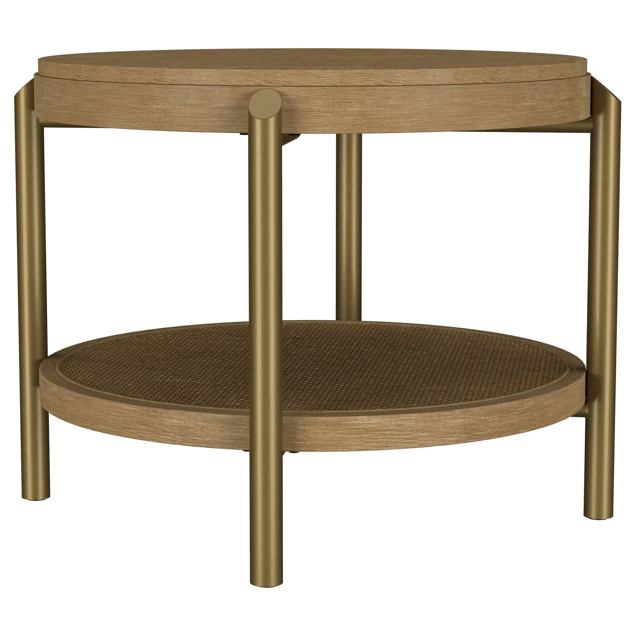 Arini 3-piece Round Coffee and End Table Set Sand Wash by Unique Piece Furniture