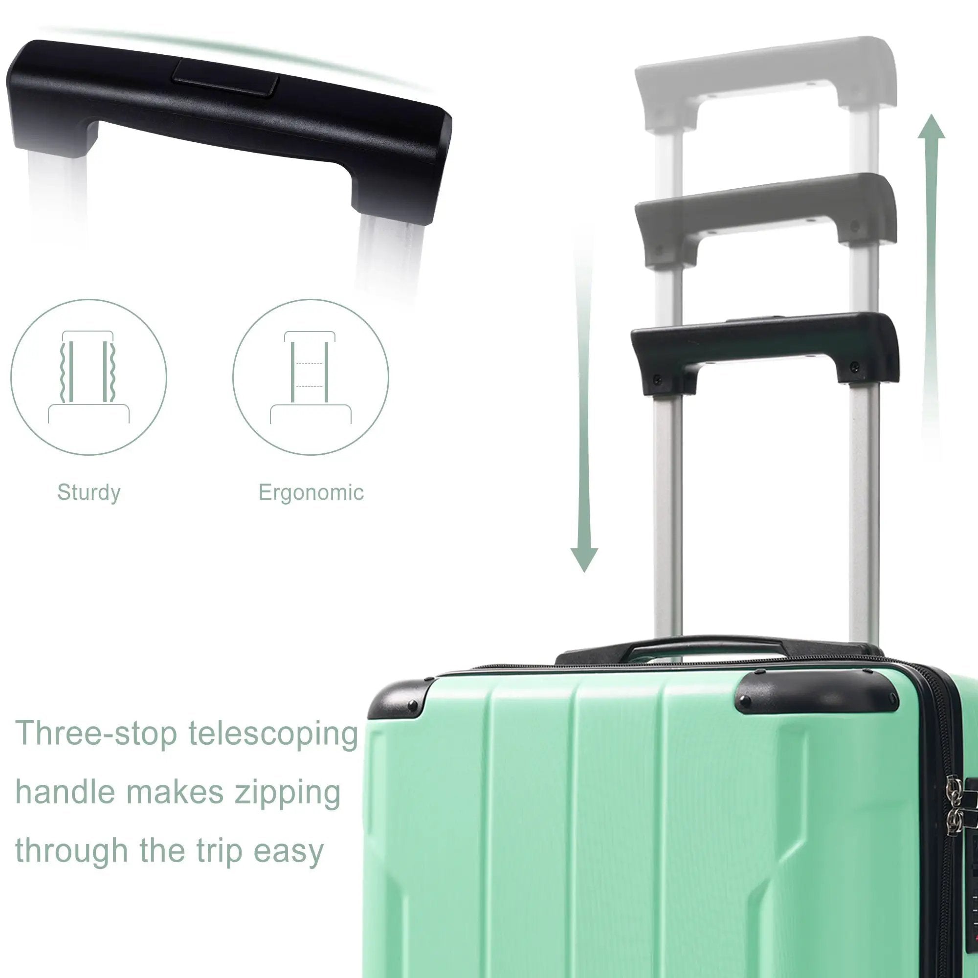 20-Inch Hardshell Carry-On Luggage by HouseOfZazla
