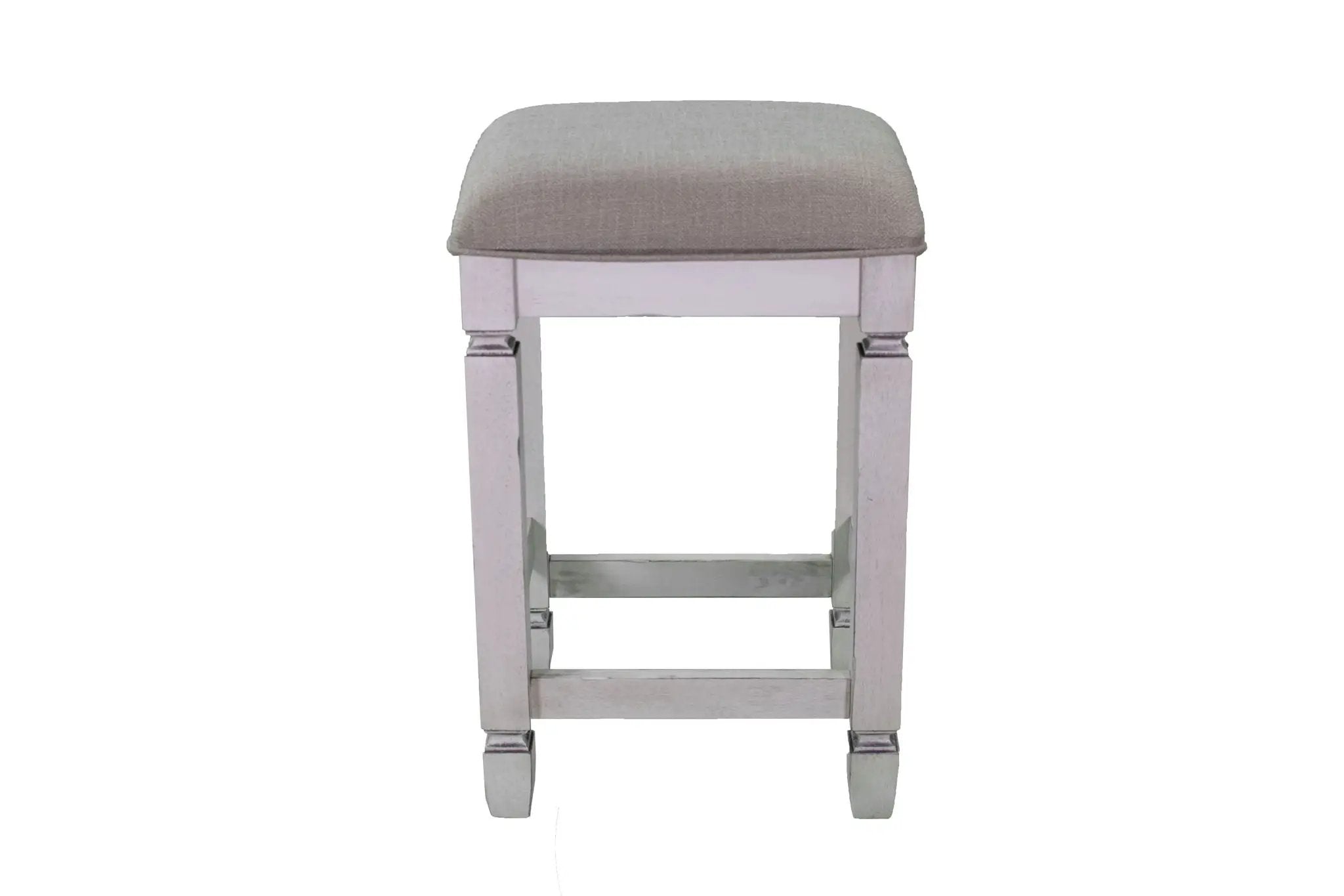Console Table With 4 Stools - Antique White by Unique Piece Furniture