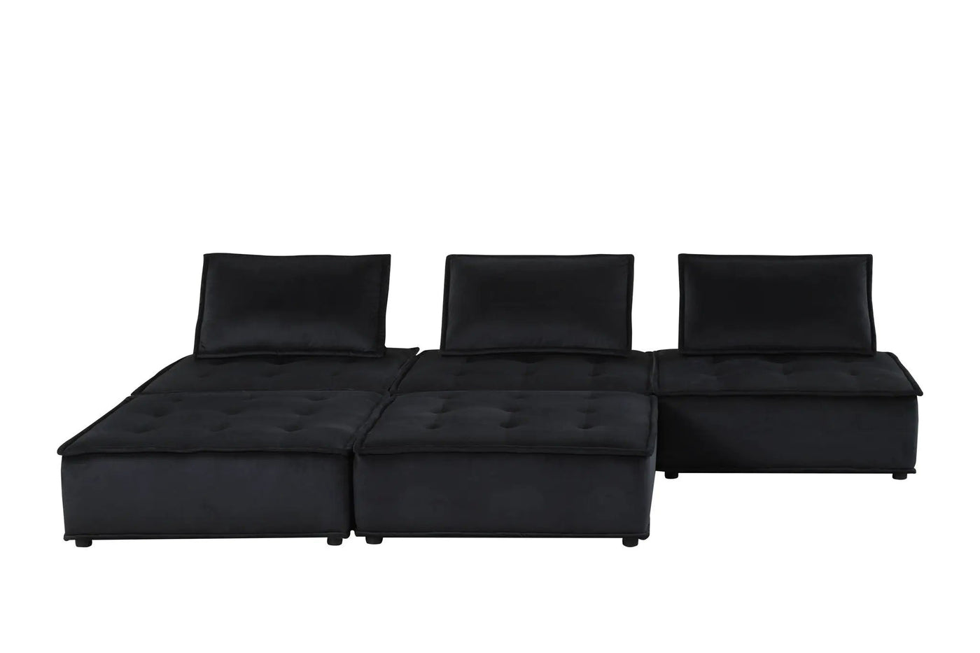 Anna - Stylish Sectional Sofa Ottoman by HouseOfZazla