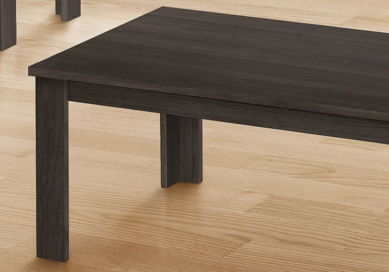 Table Set, Coffee, End, Side, Accent For Living Room, Transitional (Set of 3) - Oak by Unique Piece Furniture