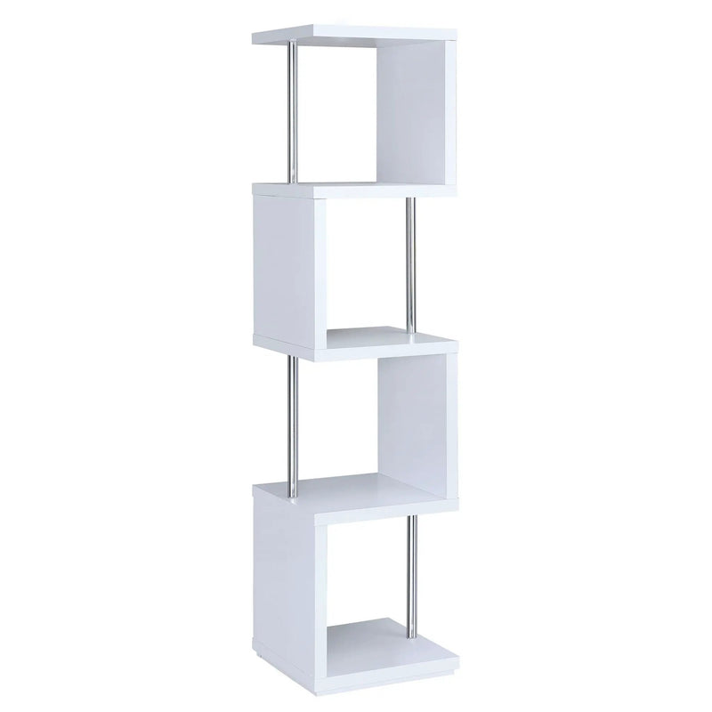 4 Tier Bookcase With Accents