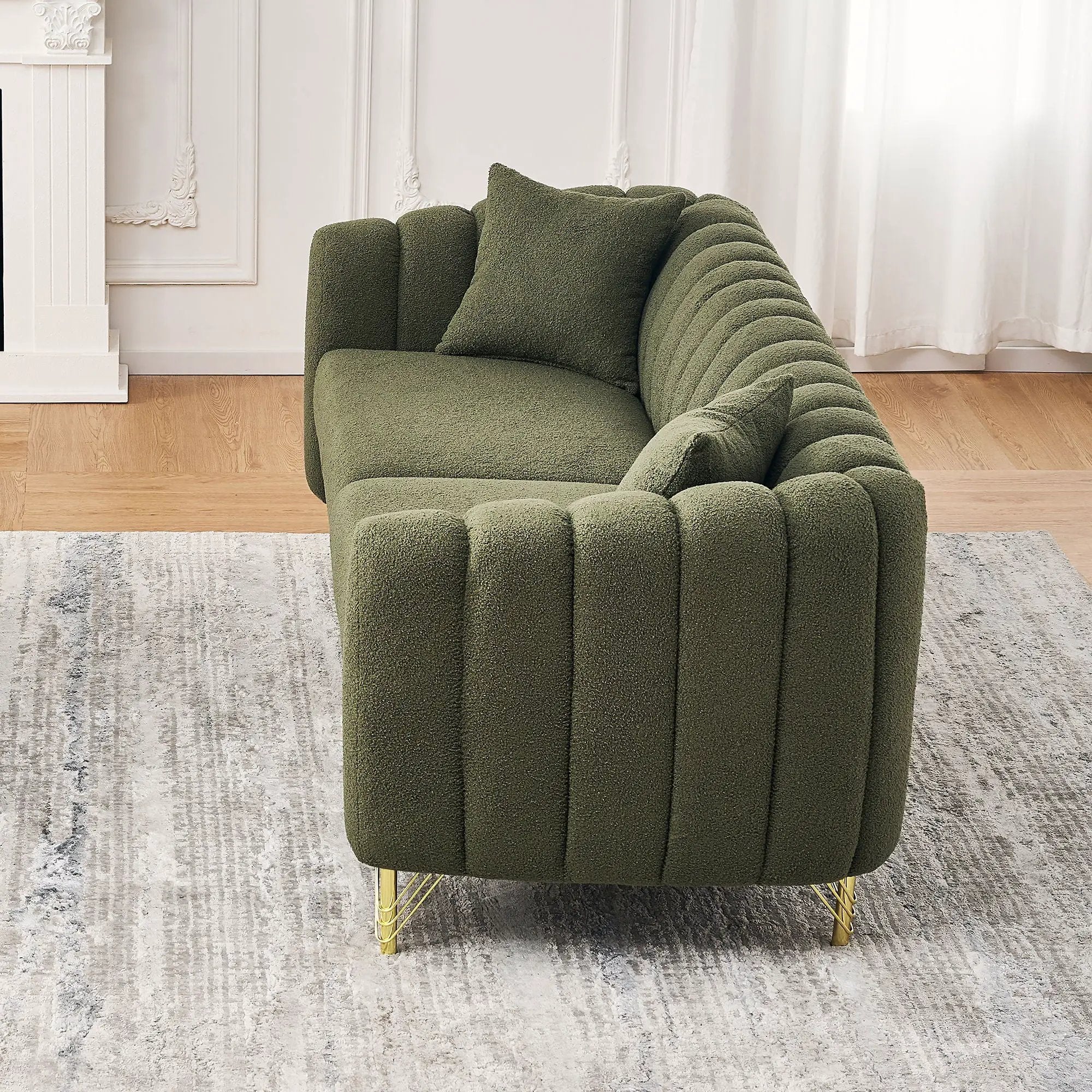 Tufted Oversized Sofa For Living Spaces by Unique Piece Furniture