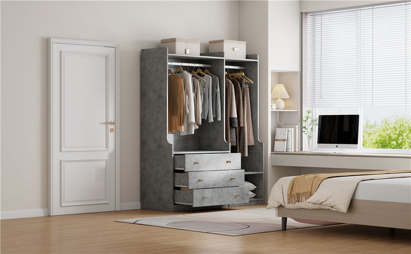 Open Wardrobe Storage For Bedroom by HouseOfZazla