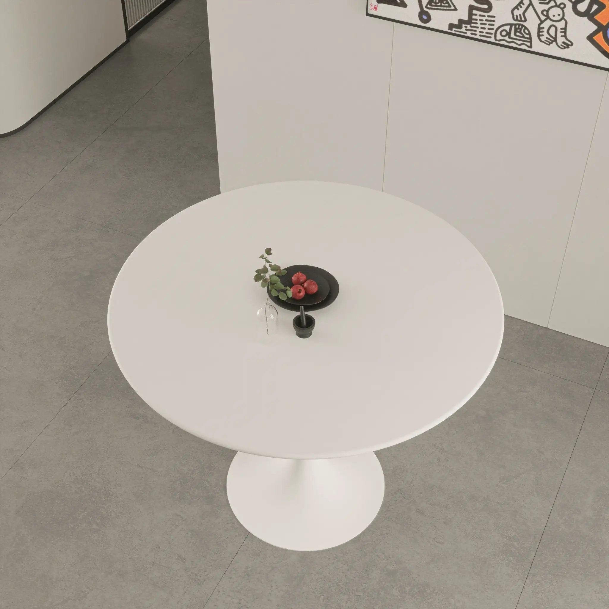 31.5" White Dining Table by HouseOfZazla