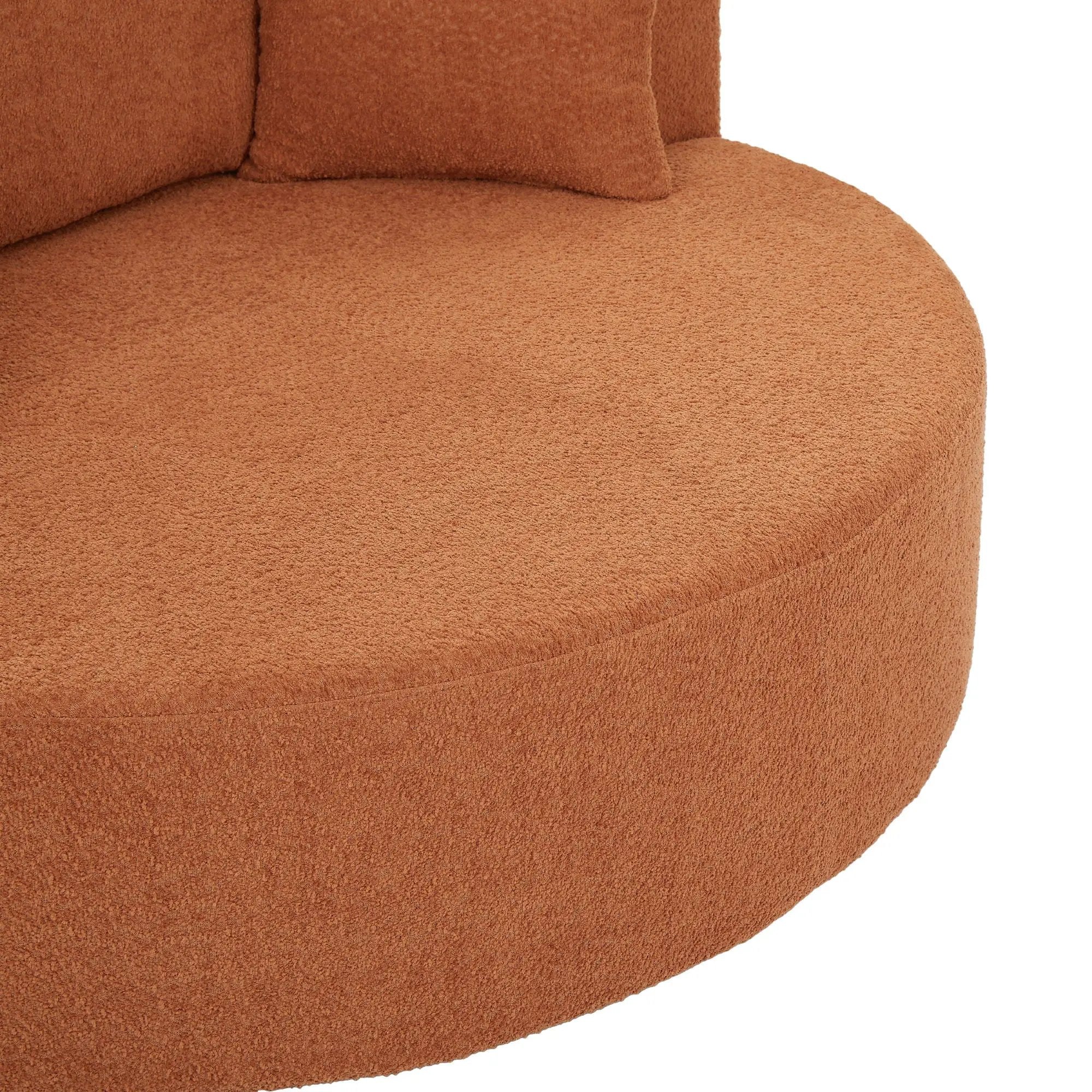 360° Swivel Accent Barrel Chair With 3 Removable Pillows For Living Room by HouseOfZazla