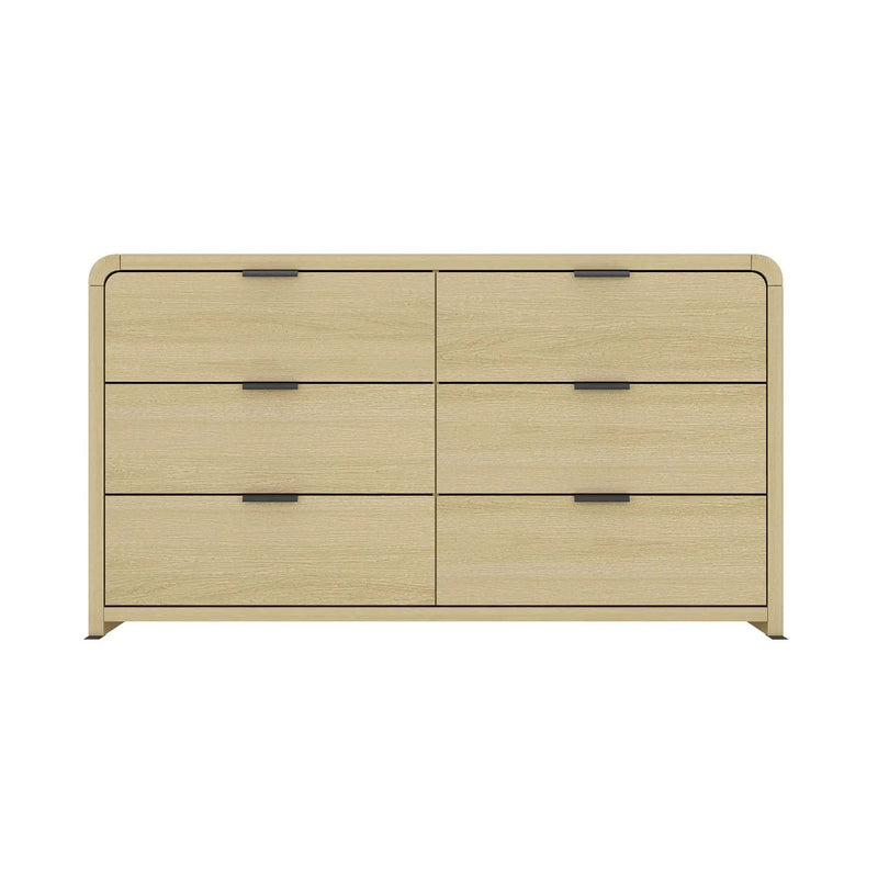 Grace - Dresser With 6 Drawers - Oak by HouseOfZazla