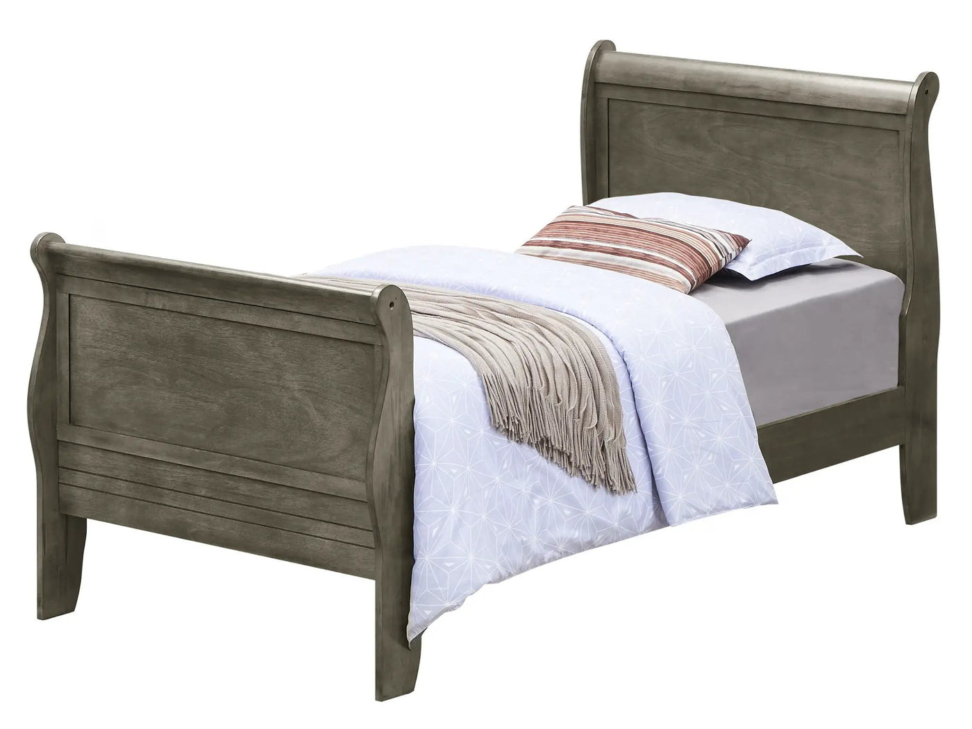 Panel Sleigh Bed by HouseOfZazla