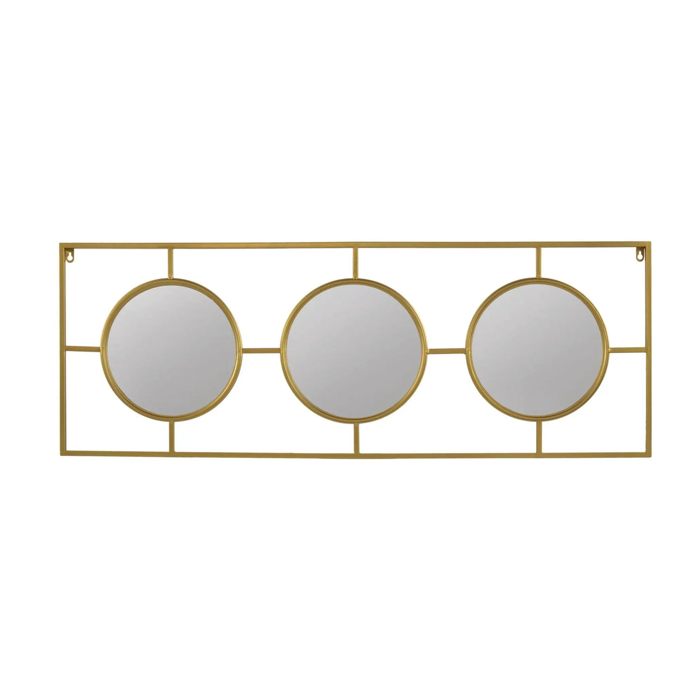 3 Mirror Piece Wall Mirror InRectangular Frame, Home Wall Decor For Bedroom Living Room by HouseOfZazla