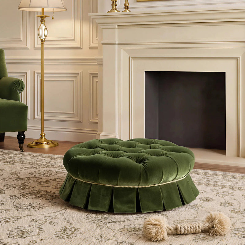 Roquefort 24.5" Dog Sofa Bed, Medium, Olive by HouseOfZazla