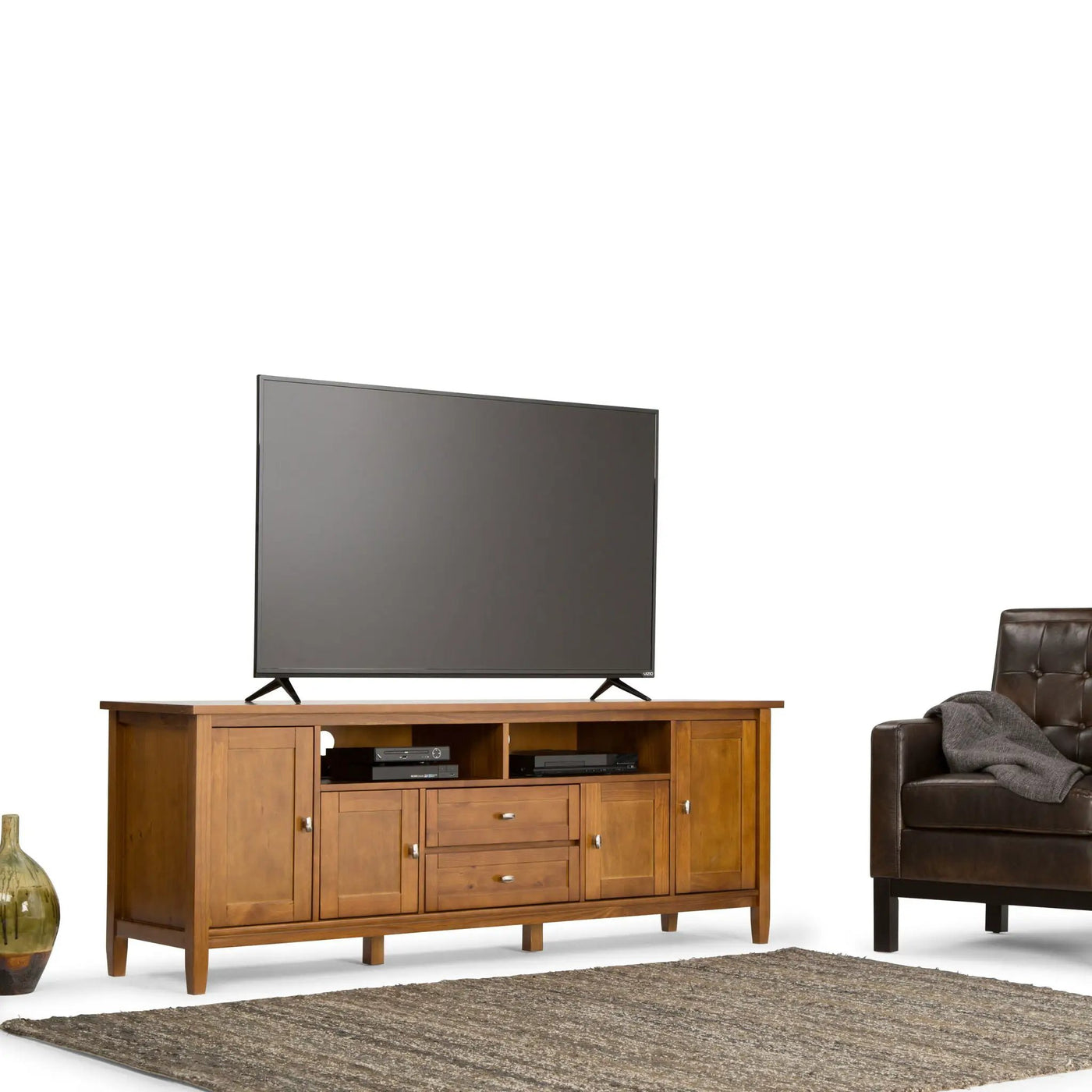 Warm Shaker - TV Media Stand, Handcrafted by HouseOfZazla