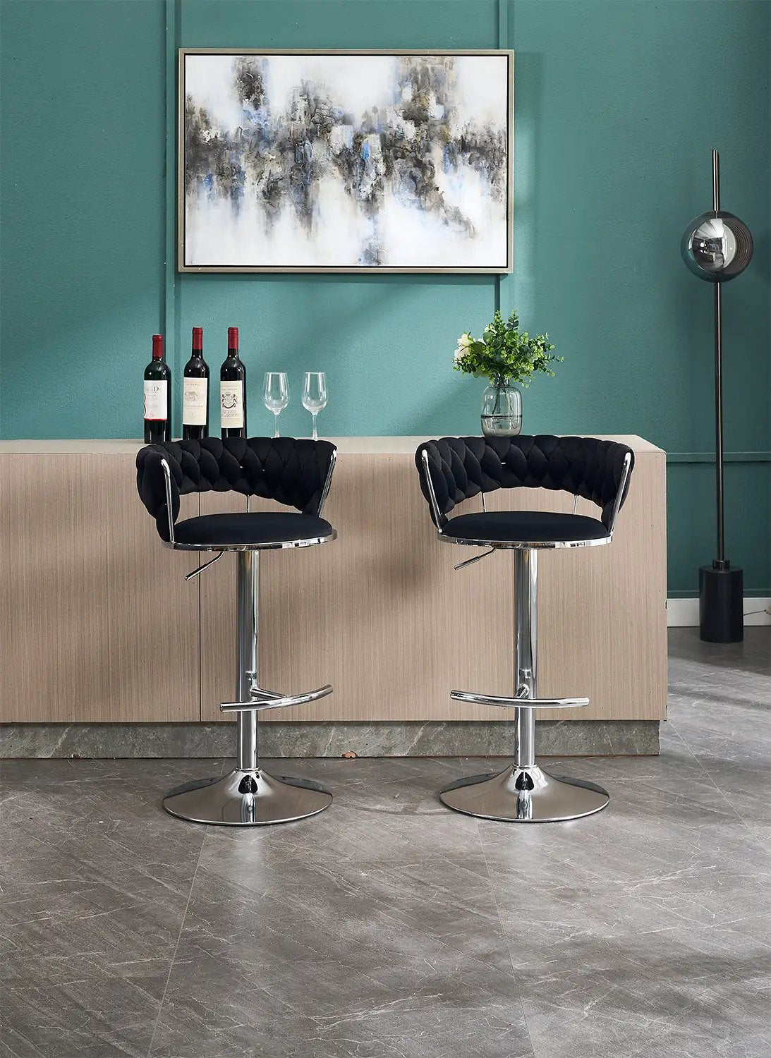 Set of 2 Bar Stools by HouseOfZazla