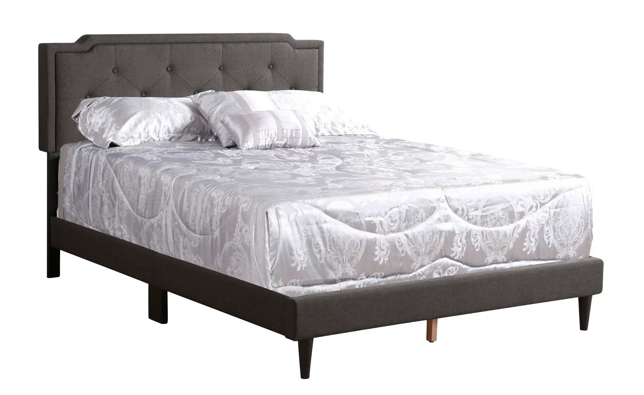 Button Tufted Bed Charming For Cozy Spaces by HouseOfZazla