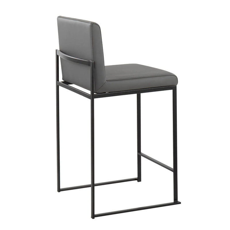 Fuji - Contemporary Modern Elegance, High Back Counter Stool by HouseOfZazla