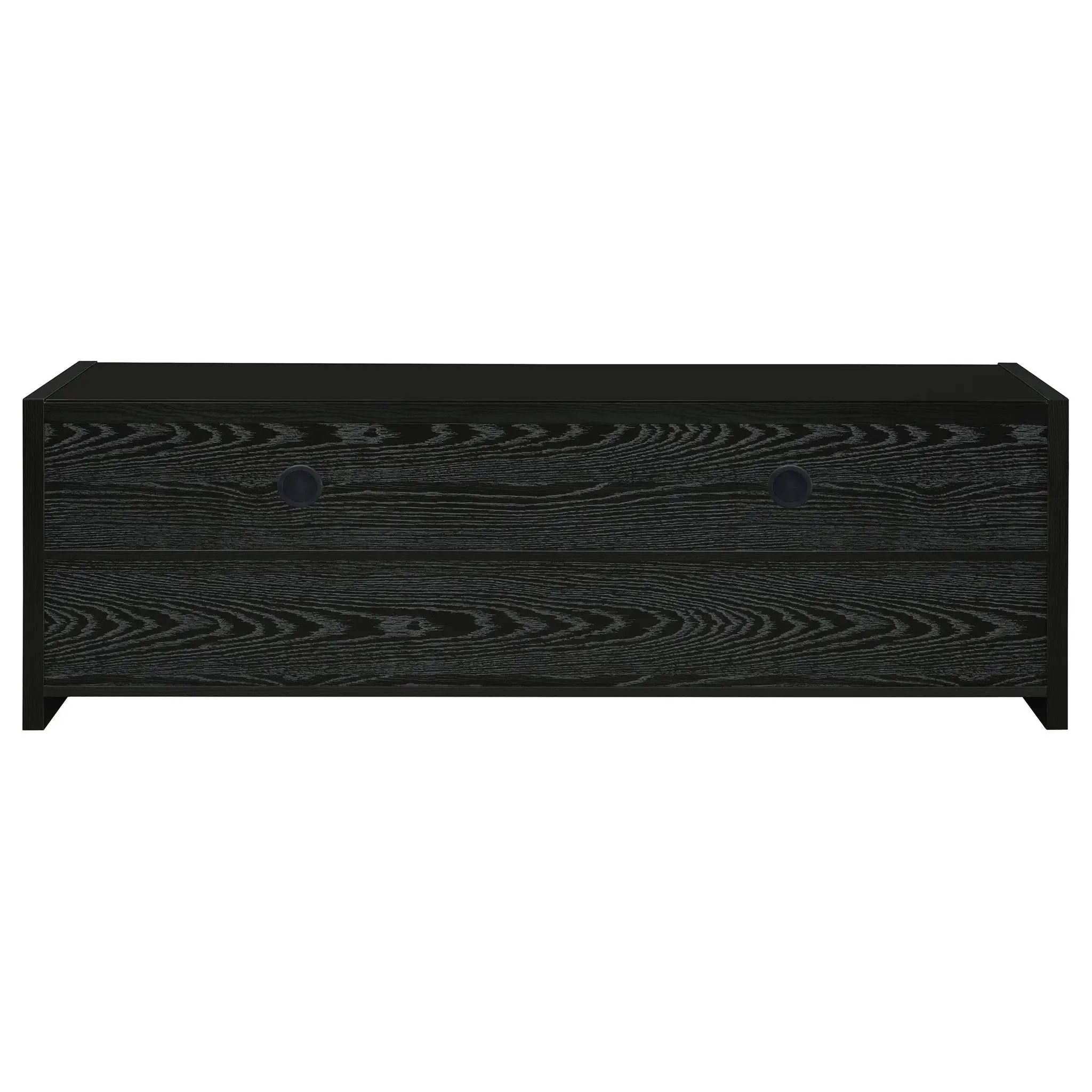 Alton 3-drawer Engineered Wood 61-inch TV Stand Black Oak by Unique Piece Furniture