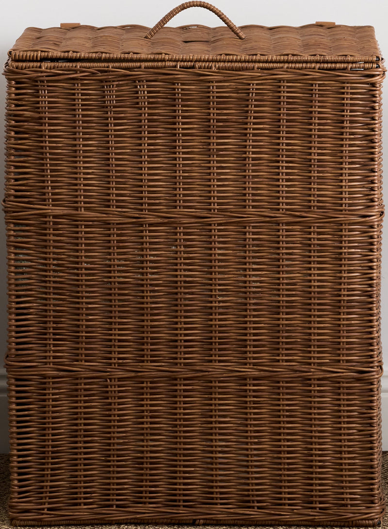 Joseph Rectangular Woven Resin Wicker Laundry Hamper by HouseOfZazla