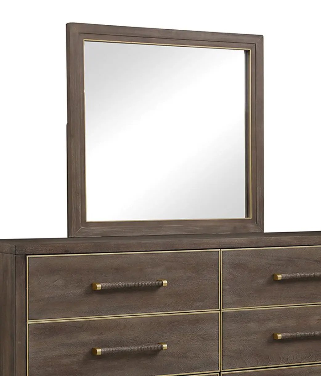 Mirror - Sandblasted Walnut by Unique Piece Furniture