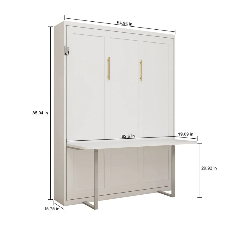Folding Vertical Murphy Wall Bed by HouseOfZazla
