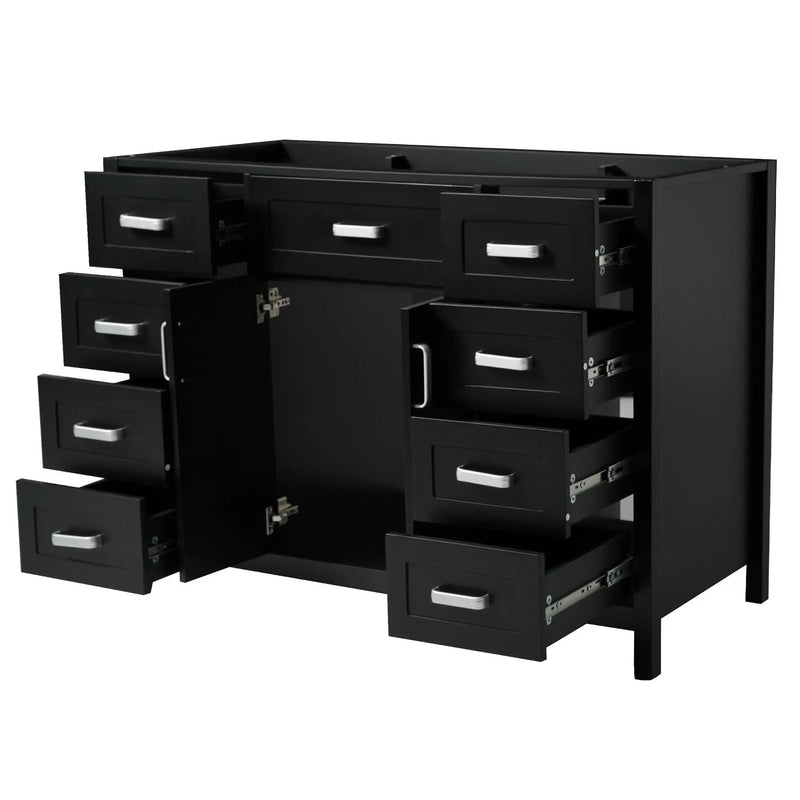 Bathroom Vanity Cabinet with 2 Soft Close Doors and 8 Drawers by HouseOfZazla