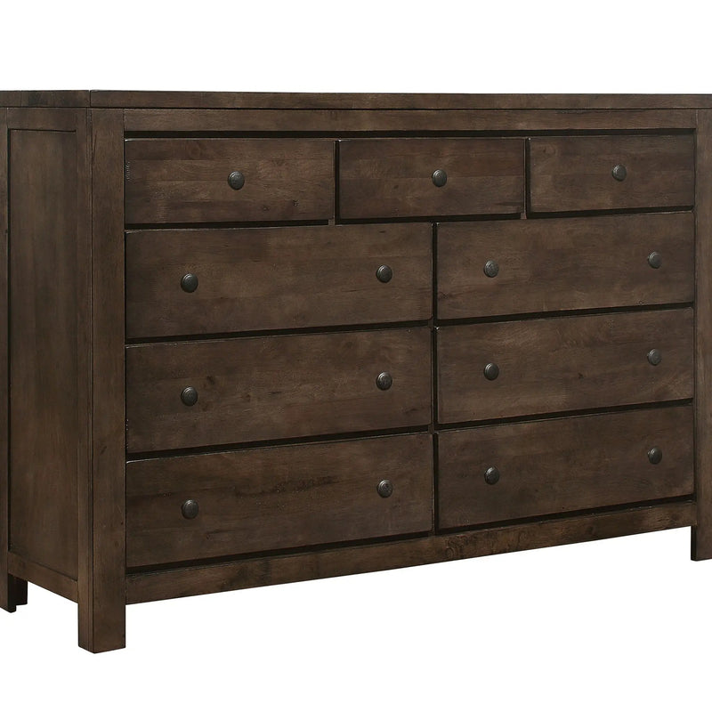 9 Drawer Dresser - Brown - Wood by HouseOfZazla
