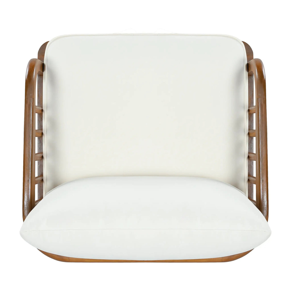 Acacia Wood Outdoor Patio Chair with Vertical Slatted Arms by HouseOfZazla