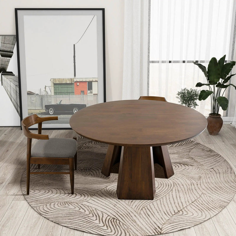 Bolton - Round Dining Table - Walnut by Unique Piece Furniture