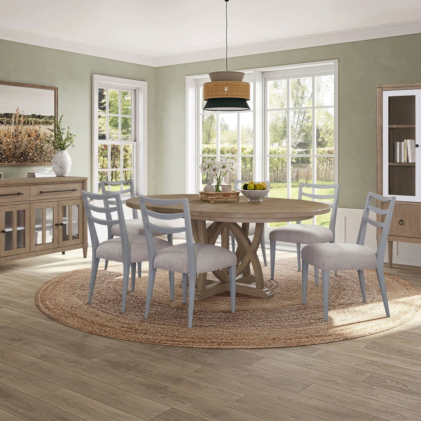 Ladderback Side Dining Chair (Set of 2) by Unique Piece Furniture