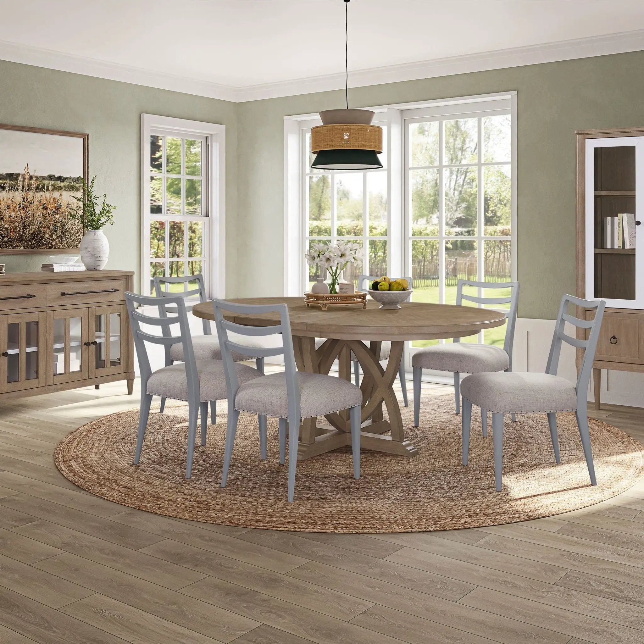 Ladderback Side Dining Chair (Set of 2) by Unique Piece Furniture