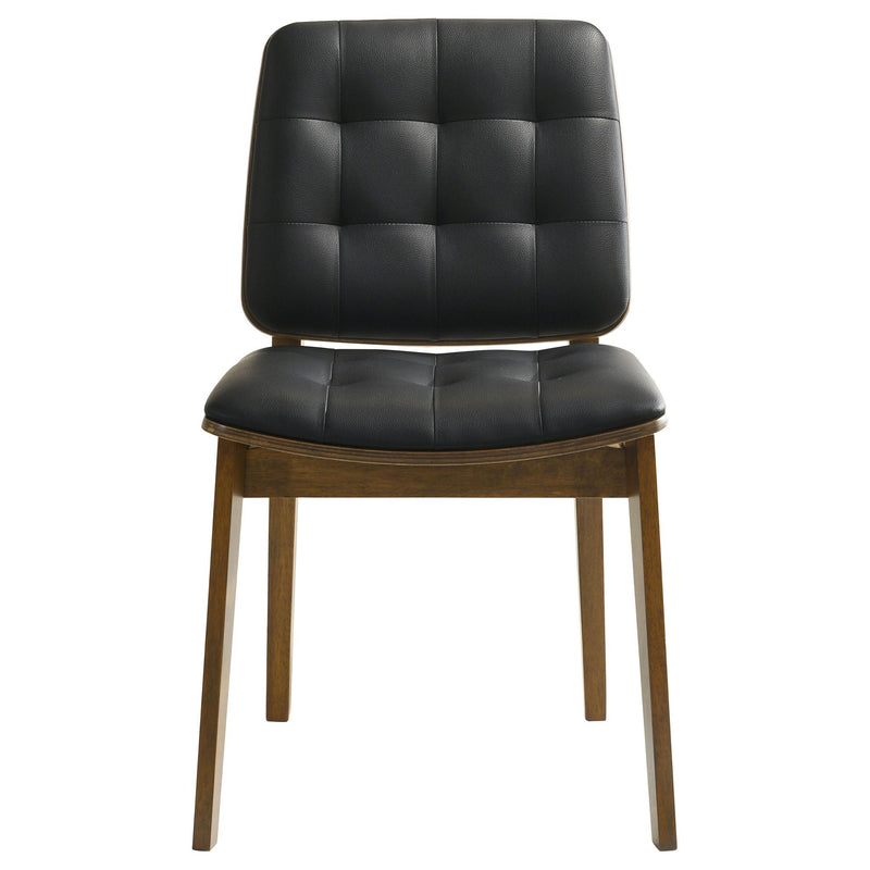 Redbridge Upholstered Dining Side Chair Walnut (Set of 2) by Unique Piece Furniture