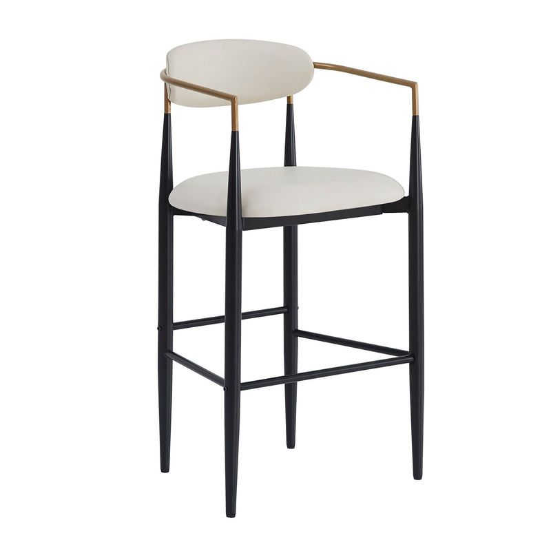Upholstered Barstools With Back For Kitchen (Set of 2) by HouseOfZazla
