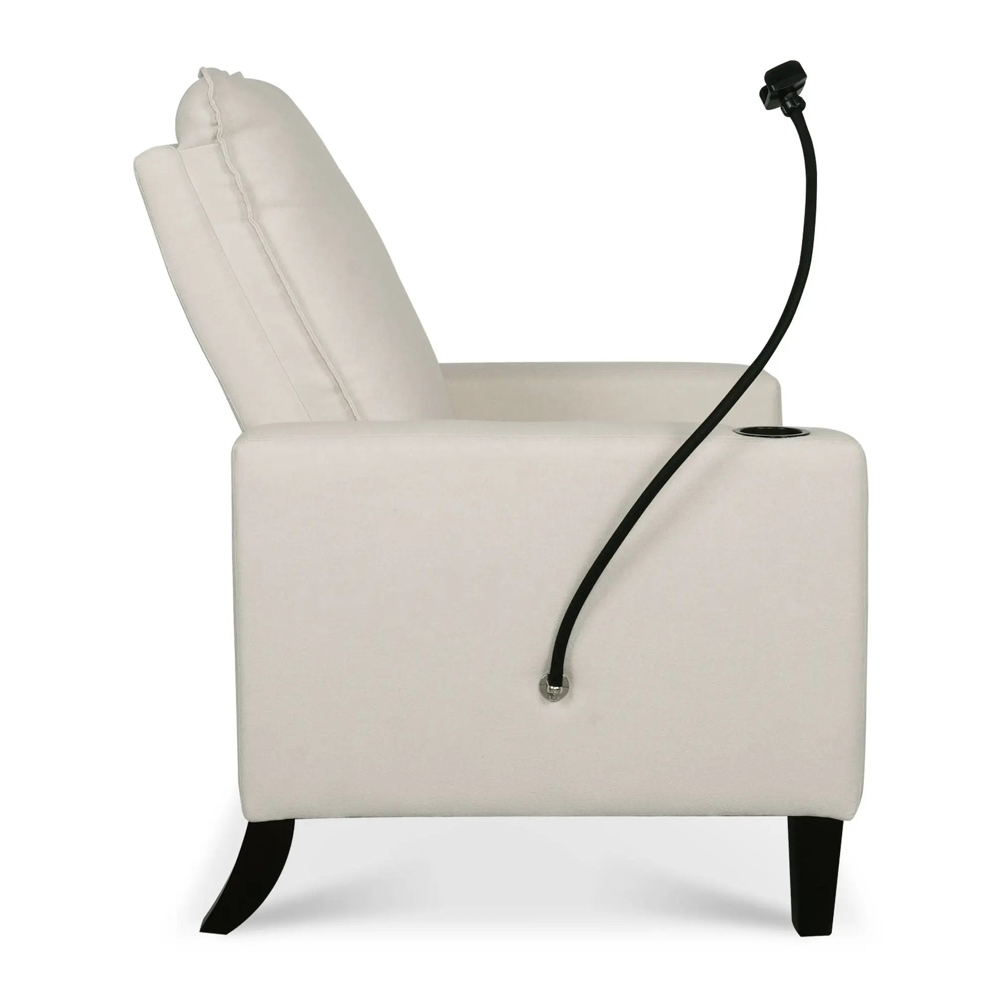 Recliner Chairs For Adults, Adjustable Recliner Sofa With Mobile Phone Holder & Cup Holder, Modern Reclining Chairs Fabric Push Back Recliner Chairs For Living Room, Bedroom by HouseOfZazla