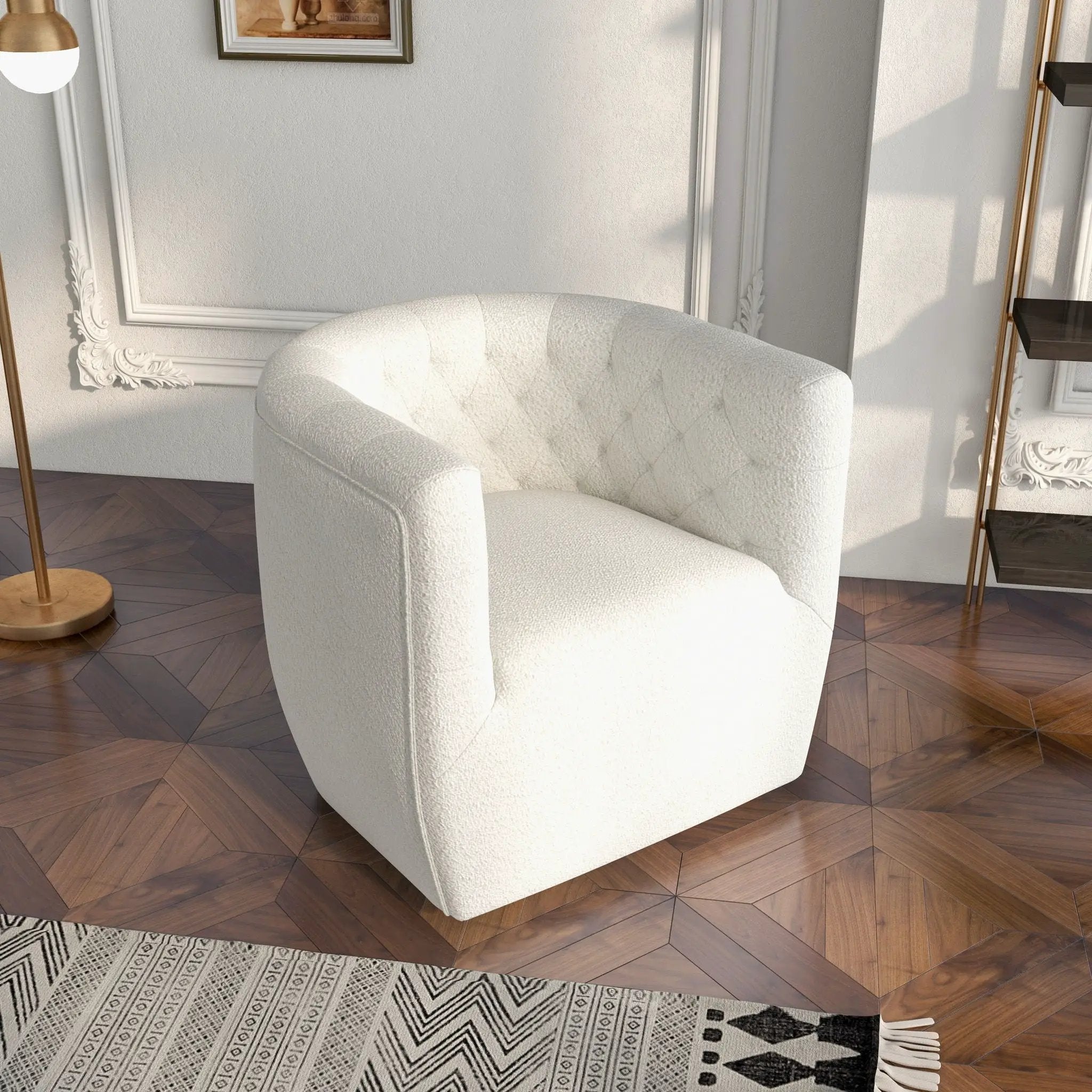 Delaney - Ergonomic Design Swivel Chair by Unique Piece Furniture