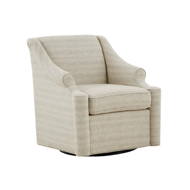 Justin - Swivel Glider Chair With 360 Degree Rotation - Tan by HouseOfZazla