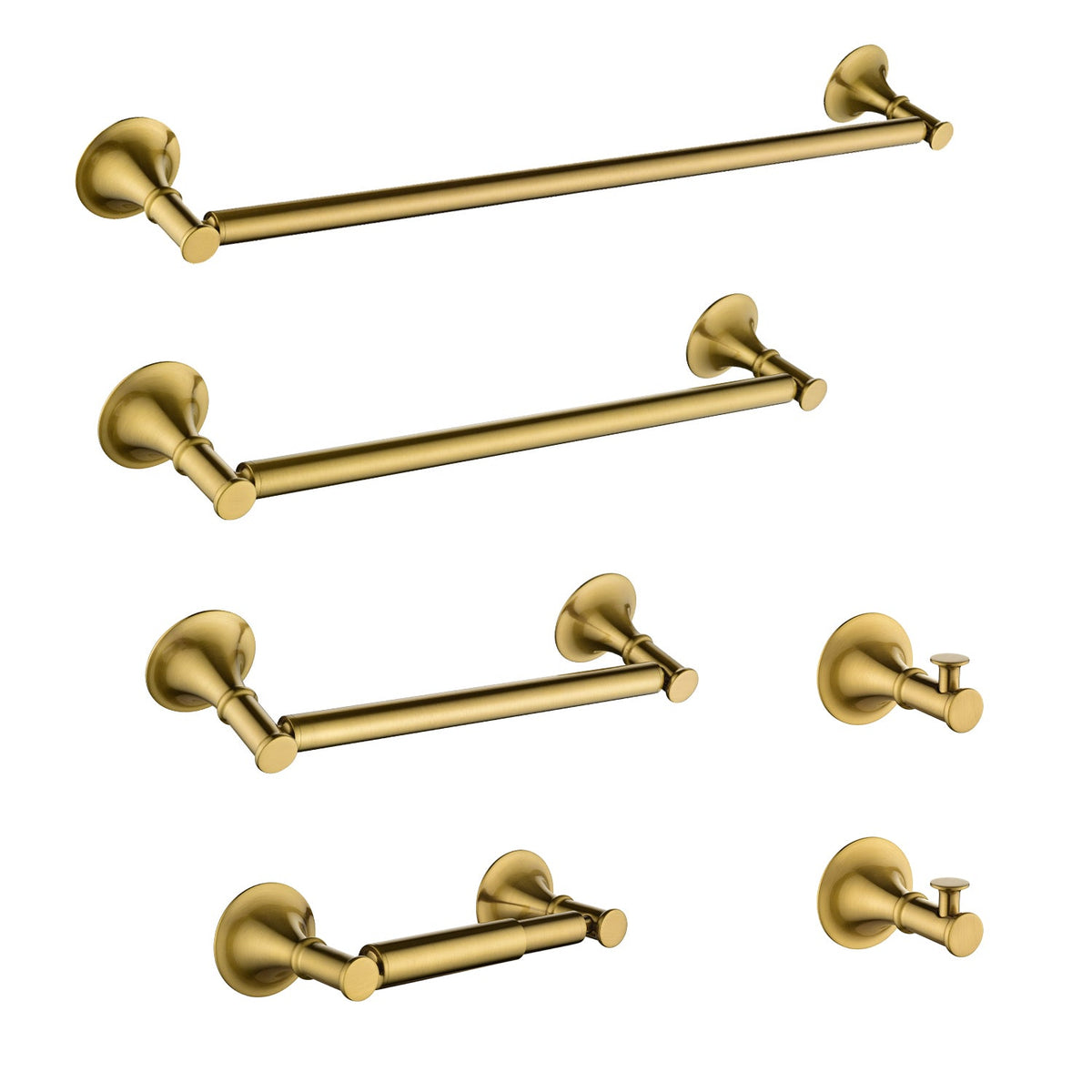6 Piece Bathroom Accessories Set