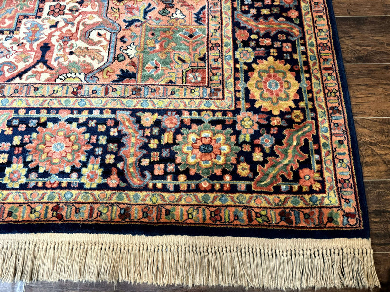 8.8 x 12 Karastan Heriz Rug #726, Vintage Wool Discontinued Carpet, Original 700 Series by Jewel Rugs