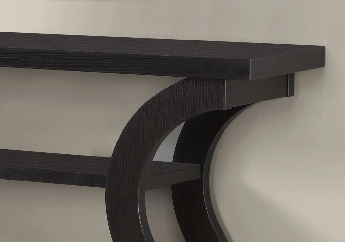 Accent Console Table For Entryway, Unique Curved Design by HouseOfZazla