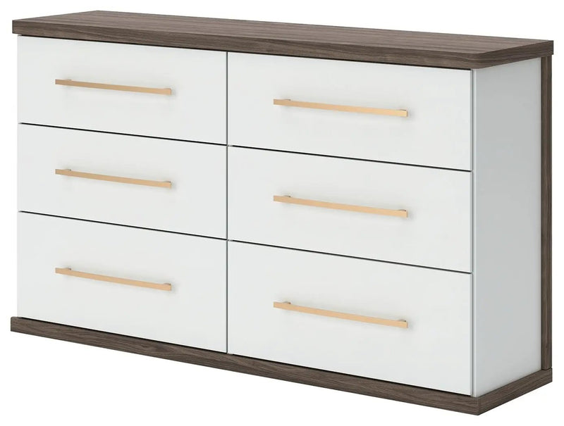 Kendanport - Six Drawer Dresser by Unique Piece Furniture