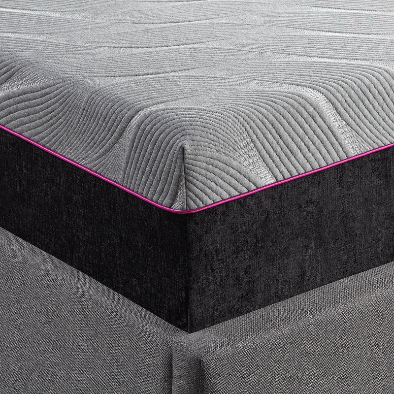 Renew - 11" Flex Head Cooling Gelcare Memory Foam Mattress - Gray - King by Unique Piece Furniture