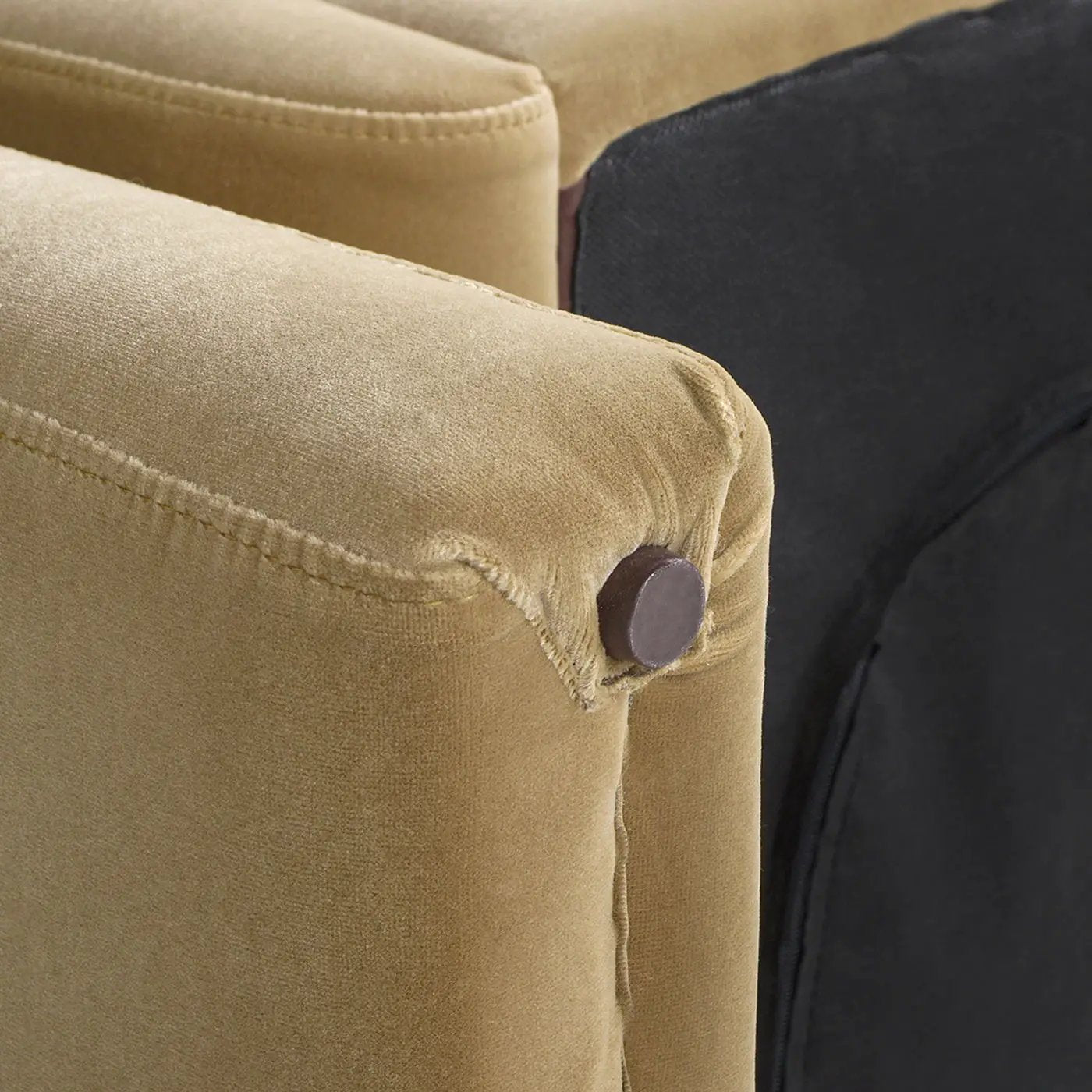 Mason - Arched Arm Chair - Camel Brown Beige by Unique Piece Furniture