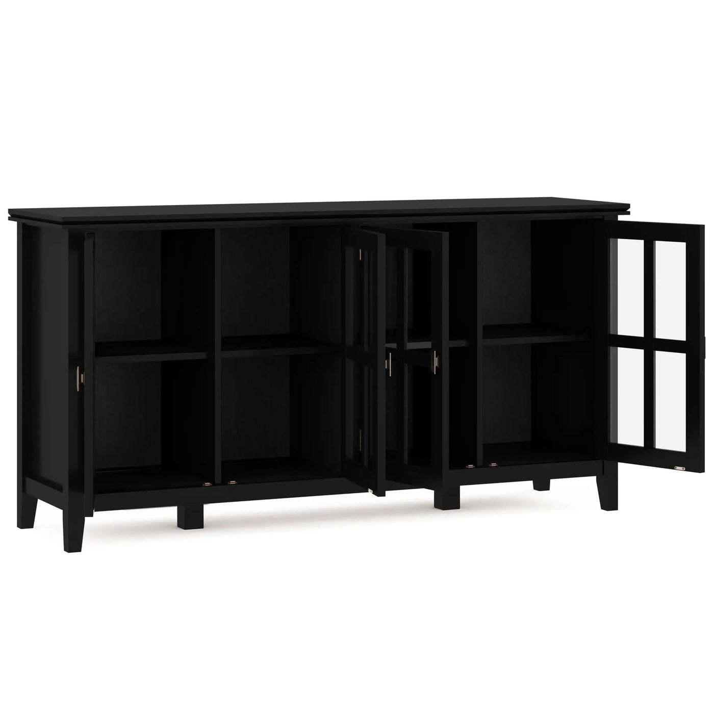 Artisan - Handcrafted Wide 4 Door Storage Cabinet by Unique Piece Furniture