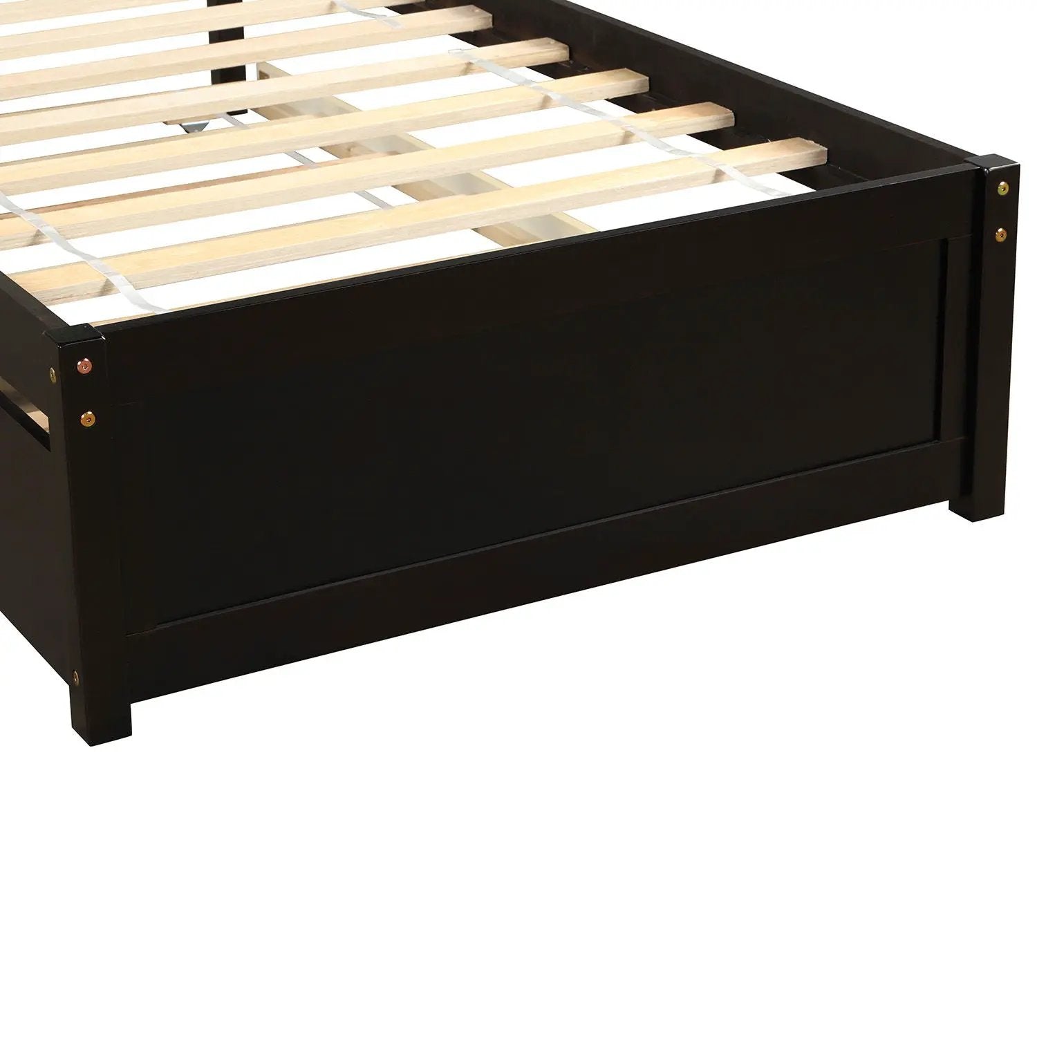 Platform Bed Wood Bed Frame With Trundle by HouseOfZazla