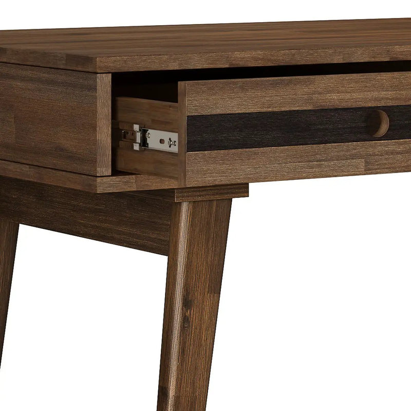 Clarkson - Desk - Rustic Natural Aged Brown by HouseOfZazla