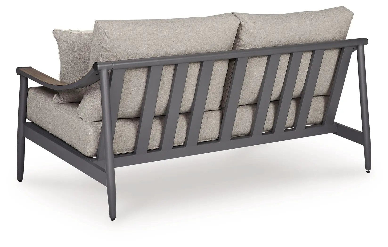 Ocean Beach - Loveseat With Cushion - Gray by Unique Piece Furniture